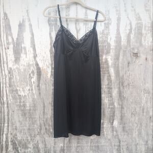 Vintage Made In USA VanityFair Slip FairyGoth Grunge Delicate Coquette Women's L
